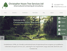 Tablet Screenshot of chtstrees.co.uk